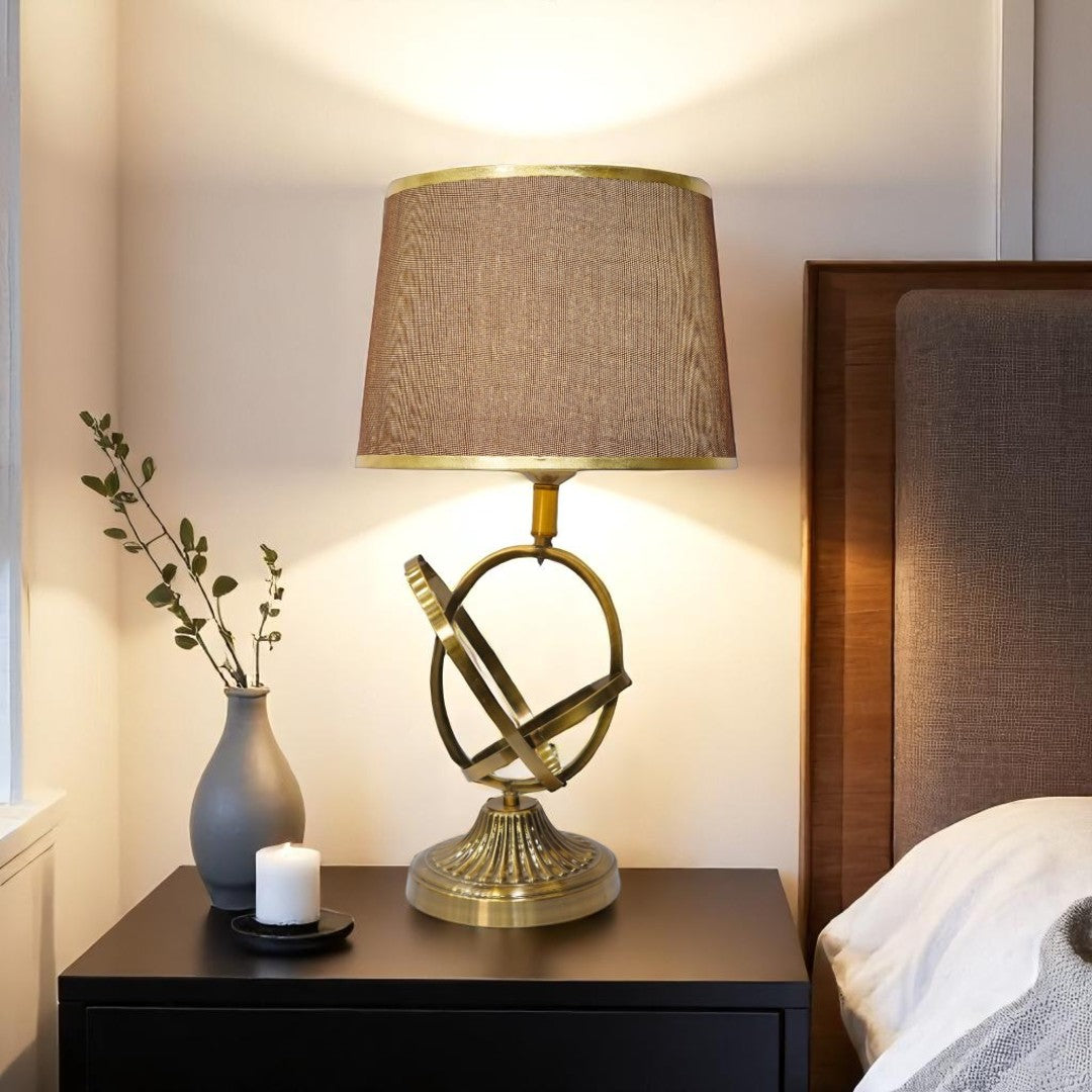 Maven Retro Brass Desk Table Lamp